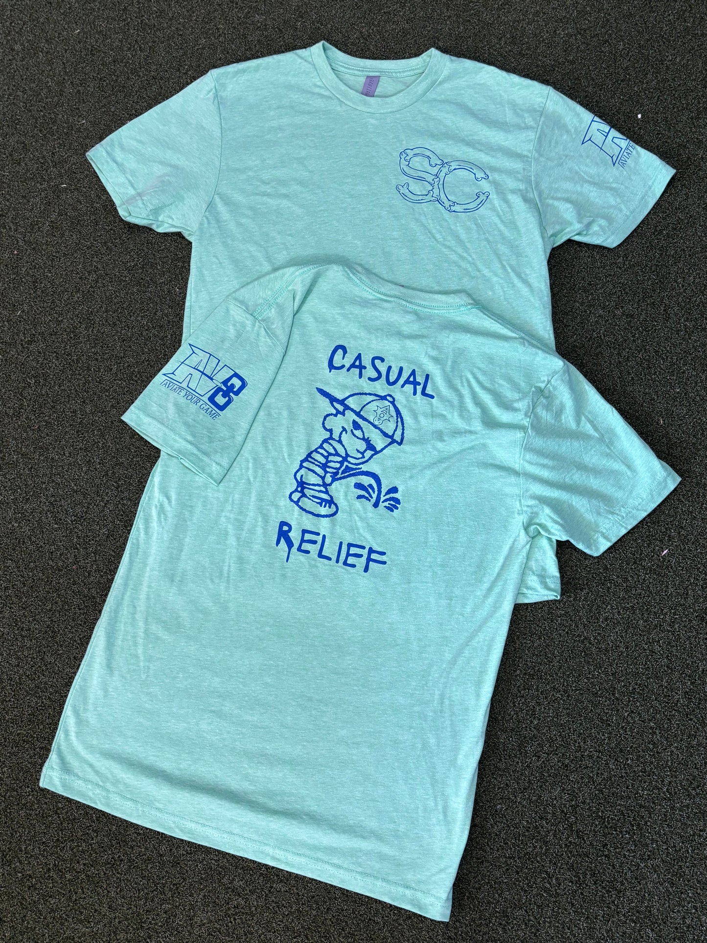 Scott Conway Casual Relief (Apple Green and Blue)
