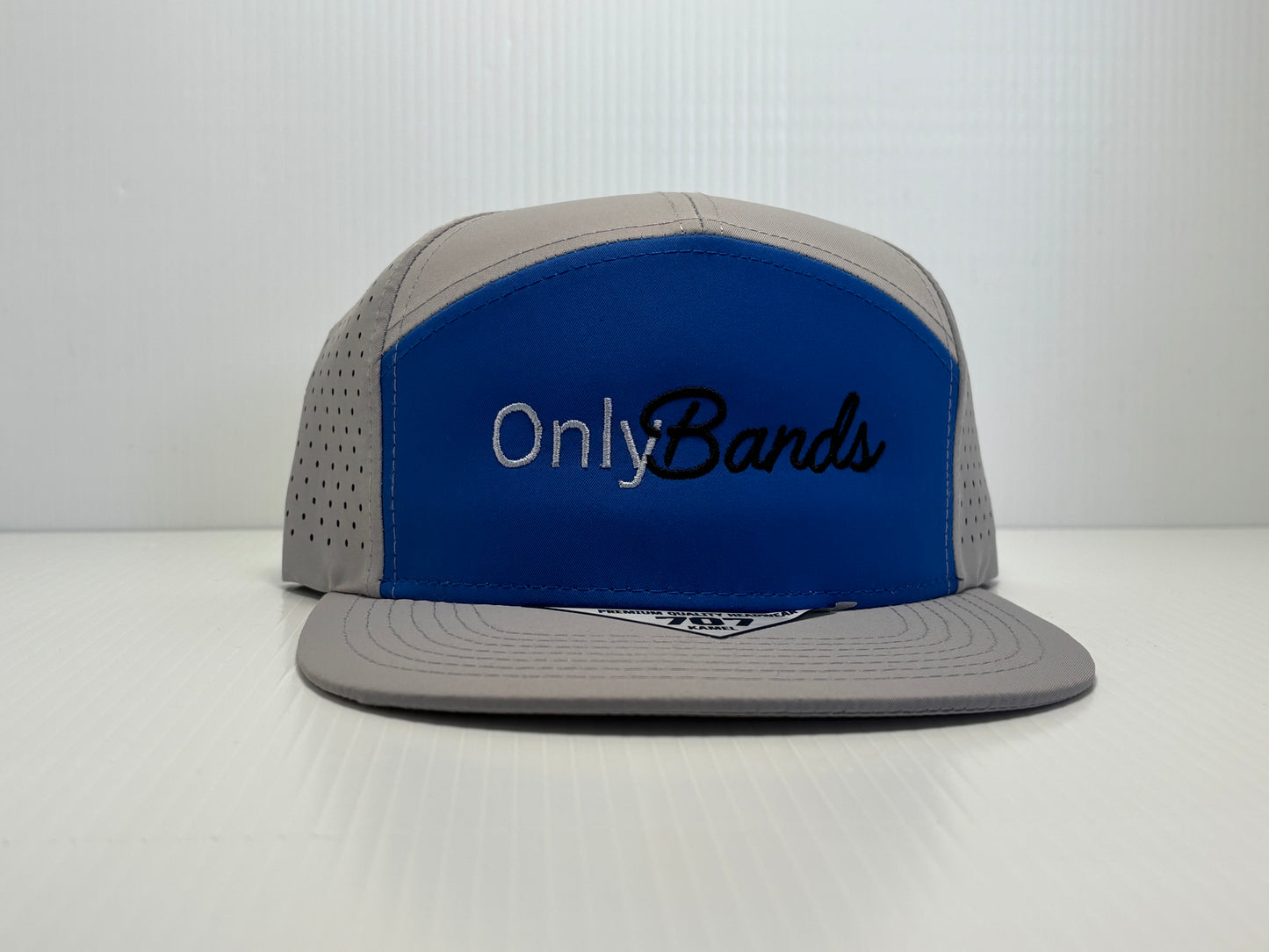 Only Bands Hat (Gray and Blue)