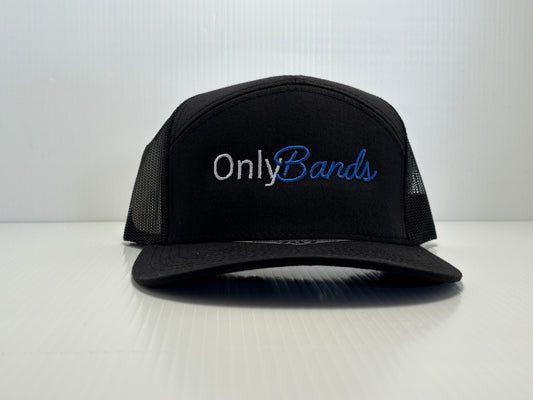 Only Bands Hat (Black/White/Blue)
