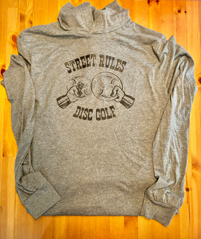 Street Rules Disc Golf LW Hoodie (Light Heather Gray)