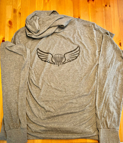 Street Rules Disc Golf LW Hoodie (Light Heather Gray)
